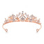 Women's Elegant Rhinestone Bridal Headpiece and Performance Tiara