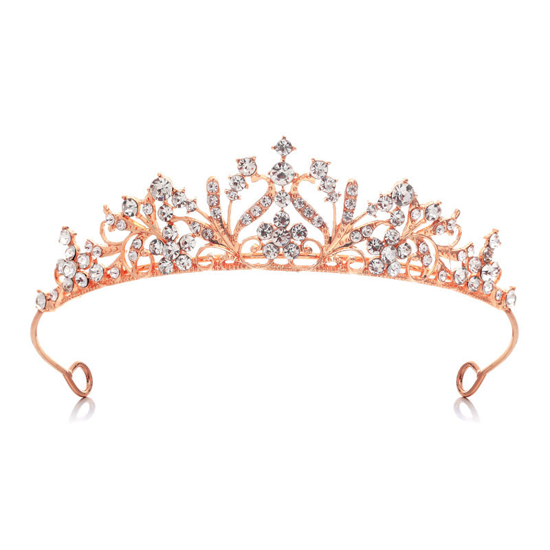 Women's Elegant Rhinestone Bridal Headpiece and Performance Tiara