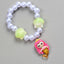 Mermaid Starfish Shell Charm Beaded Alloy Bracelet Set for Kids