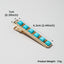 Women's Vintage Turquoise Stone Hair Clip