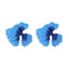 Pastoral Floral Enamel Alloy Stud Earrings for Women