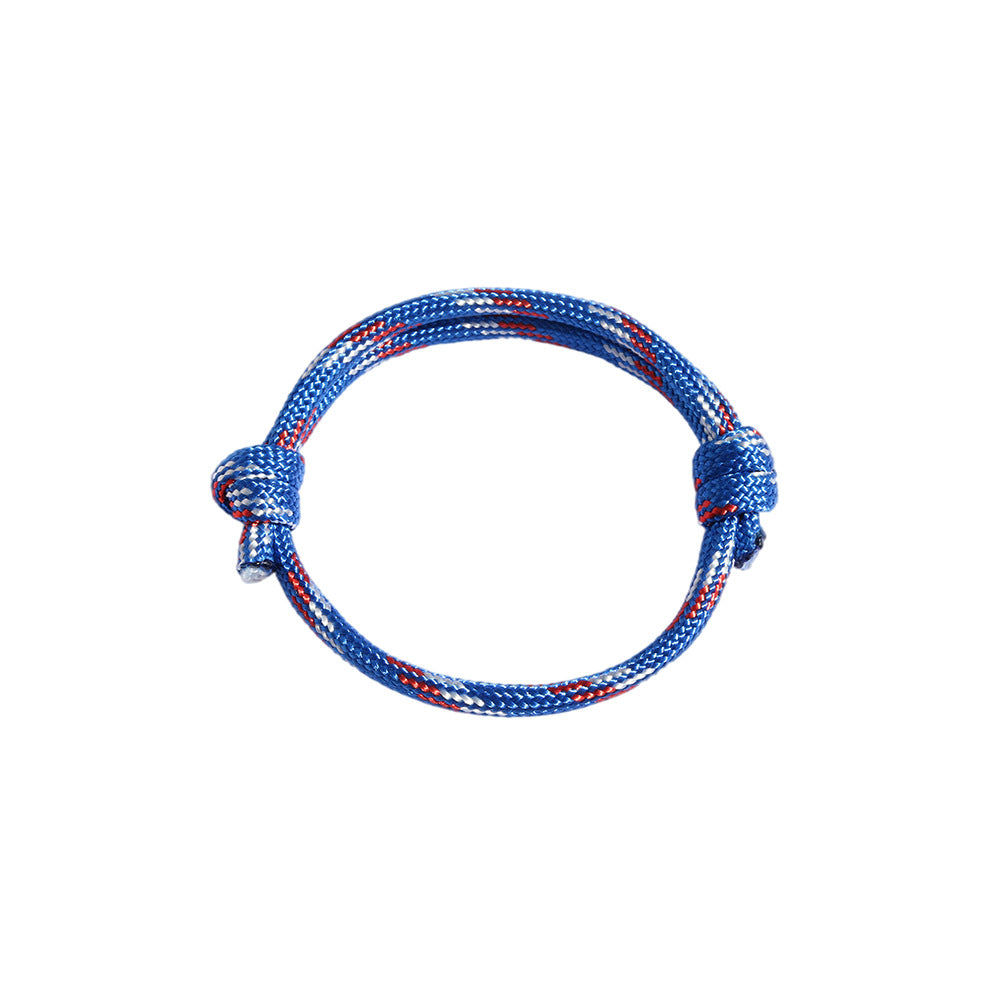 Basic Solid Color Nautical Nylon Adjustable Friendship Bracelets