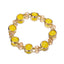 Gradient Crystal Glass Bracelet for Women and Kids