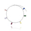 S925 Sterling Silver Colorful Zircon Bracelet for Women - Fashionable INS Style Jewelry