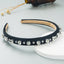 Fashion Shiny Rhinestone Baroque Headband Thin Edge Hairband Accessories