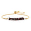 Casual Irregular Stainless Steel Natural Stone Bracelet