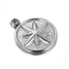 "Stainless Steel Star Pattern Jewelry Pendant - Simple and Fashionable DIY Accessories"