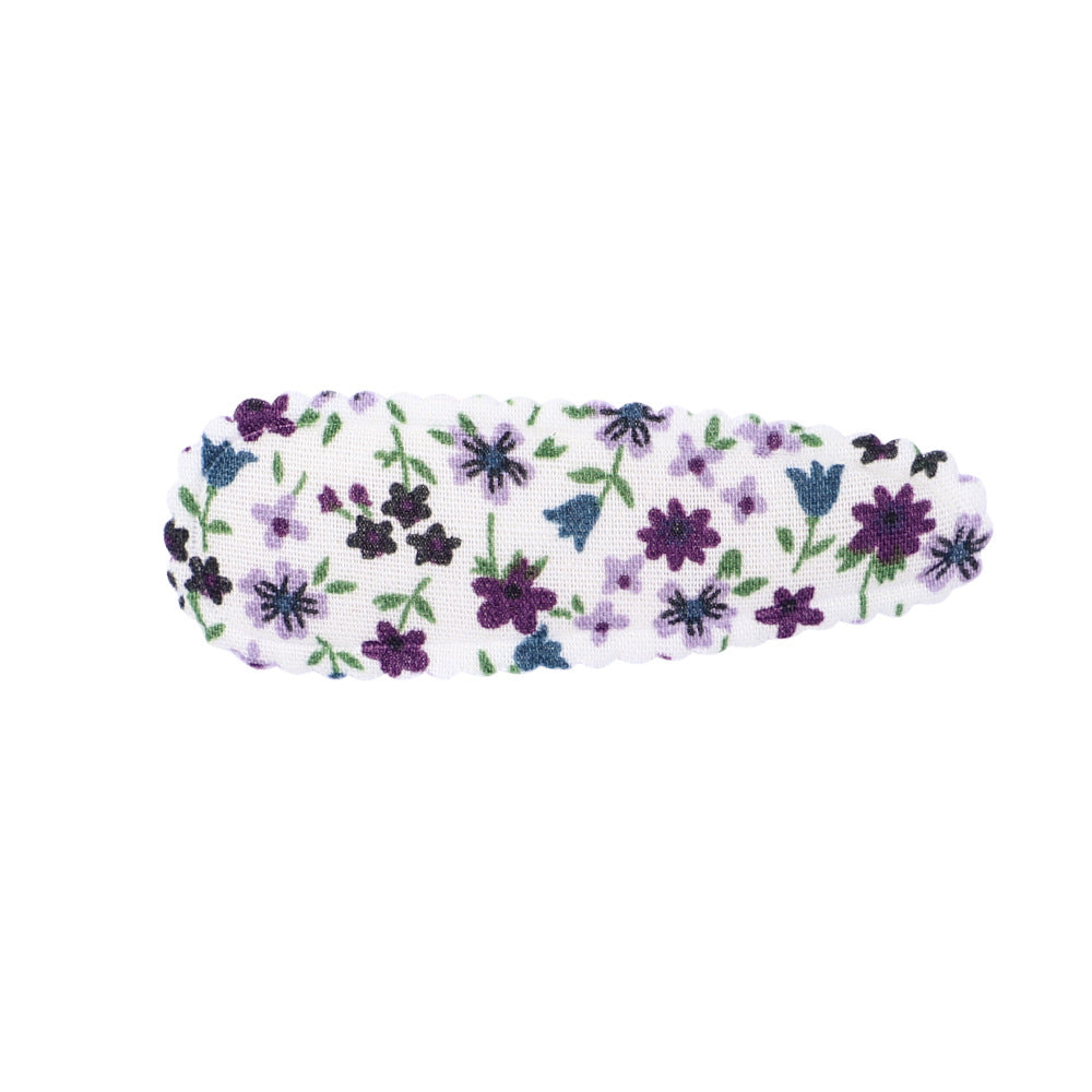 Cute Floral Fabric Hair Clip for Kids