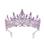 Women's Elegant Rhinestone Alloy Crown Bridal Headgear for Weddings and Parties