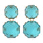 1 Pair Fashion Geometric Arylic Stoving Varnish Women'S Drop Earrings