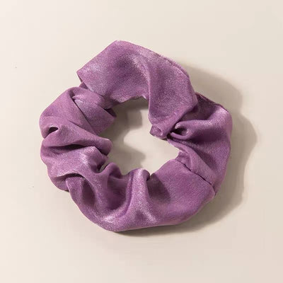 Women's Bow Knot Hair Clip and Satin Hair Band Set - Purple Hair Accessories Collection