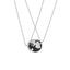 Fashion Insect Heart Shape Stainless Steel Pendant Necklace Metal Stainless Steel Necklaces