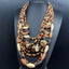 Ethnic Style Geometric Wood Beaded Layered Necklace