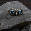 Retro Blue-Eyed Owl Adjustable Unisex Ring