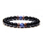 Geometric Natural Stone Beaded Bracelet for Men