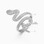 Fashion Geometric Oval Stainless Steel Adjustable Ring