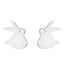 Fashion Rabbit Bat Bird Stainless Steel Plating Ear Studs 1 Pair