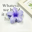 Women's Gradient Flower Hair Claw Clip - Korean Style Colorful Plastic Hair Accessory