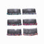Women's Colorful Stone Hair Band with Artificial Pearl Inlay and Floral Plastic Hair Combs