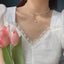 Fashion Pearl Multi-layered Alloy Necklace Wholesale