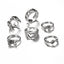 Vintage Alloy Mushroom & Heart Ring Set - 13 Pieces