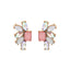 Fashion Geometric Acrylic Rhinestone Earrings