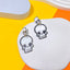 Hip-hop Punk Halloween Pumpkin Spider Web Skull Acrylic Drop Earrings