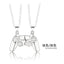 Simple Style Game Console Alloy Plating Couple Necklace with Magnetic Pendant