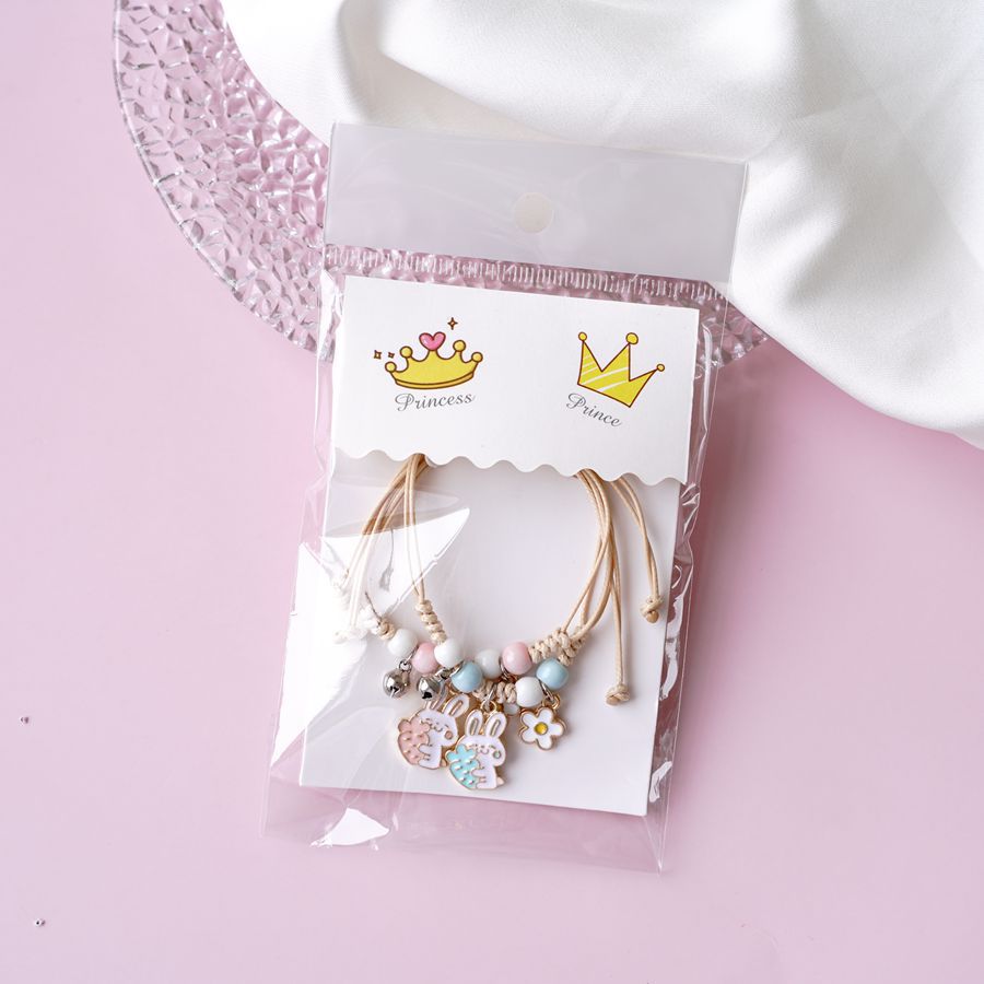 Cute Cartoon Printed Jewelry Adhesive Plastic Storage Bag