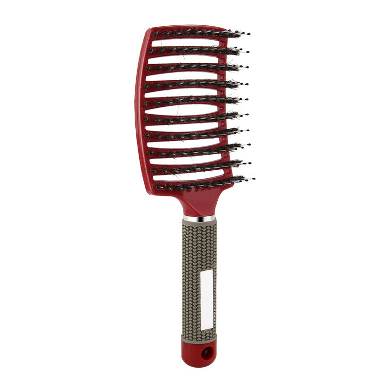 Curved Bristle Hair Comb Set for Styling and Slicked Back Hairstyles