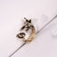 1 Piece Fashion Animal Adjustable Alloy Rings - Cute Dog, Cat, Elephant Design