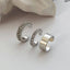 Minimalist Zircon C Shape Alloy Ear Cuff Set