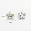 10 PCS Alloy Leaf Flower Pendant for DIY Jewelry Earrings