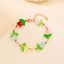 IG Style Gradient Tulip Imitation Pearl Resin Women's Bracelet