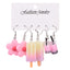 Simple Style Acrylic Fruit and Animal Drop Earrings Set