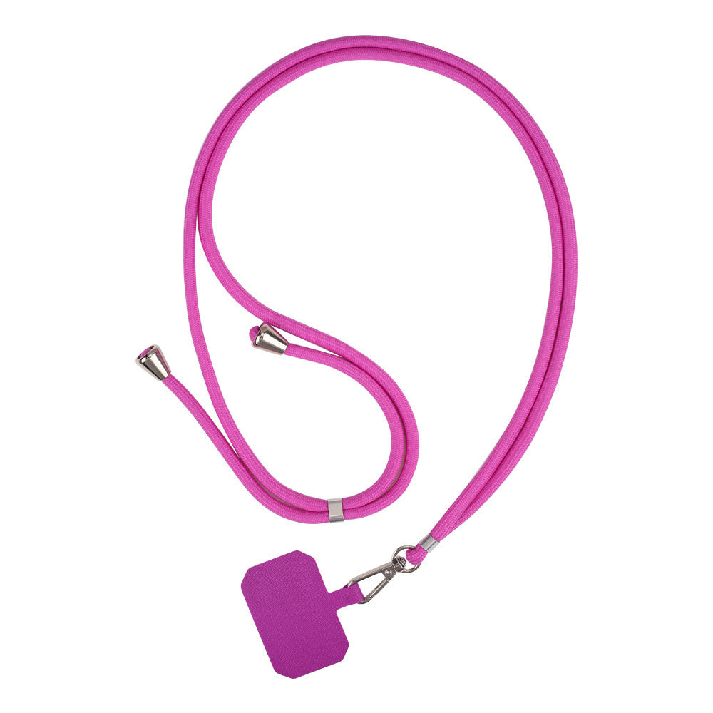 Fashion Solid Color Adjustable Crossbody Phone Lanyard Strap