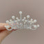 Children's Geometric Pearl Alloy Crown Hair Comb