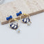 Fashion Cartoon Enamel Butterfly Bow Drop Earrings