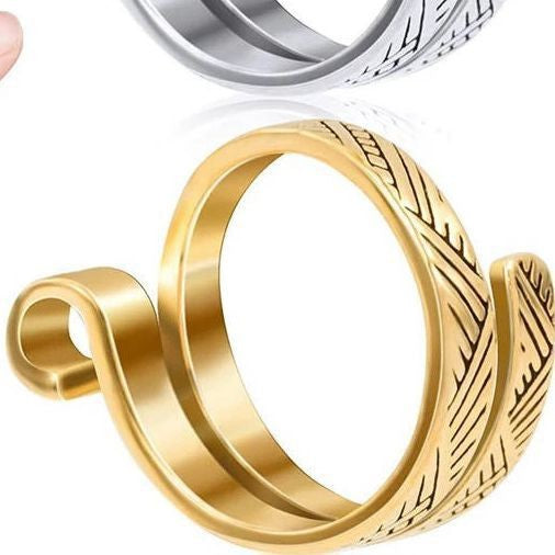 Casual Geometric Alloy Plated Women's Crochet Band Open Ring