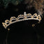 Simple Alloy Rhinestone Crystal Bridal Tiara Headpiece