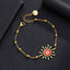 18K Gold Plated Stainless Steel Eye Bracelet for Couples