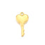 Heart Shaped Stainless Steel Key Pendant Necklace - Hollow Lock Design Jewelry Accessories