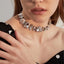 Luxurious Rhinestone Chain Choker Necklace for Women