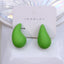 1 Pair Minimalist Water Droplet Acrylic Stud Earrings