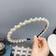 Simple Vintage Pearl Headband for Women