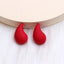 1 Pair Minimalist Water Droplet Acrylic Earrings