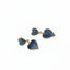 Klein Blue C Shape Alloy Stud Earrings - Niche Simple Design Korean Style for Women