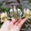 Retro Bronze Viking Raven Butterfly Crystal Hairband