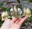 Retro Bronze Viking Raven Butterfly Crystal Hairband