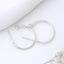 10 PCS Copper Solid Color Hoop Earring Findings with 18k Gold Plated 925 Silver Needle